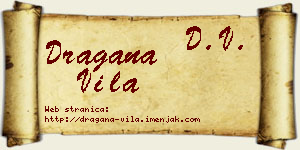 Dragana Vila vizit kartica